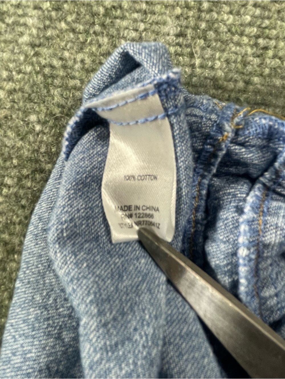 lilt Light Blue Denim‎ jumpsuit  XL(14/16) - Picture 11 of 13